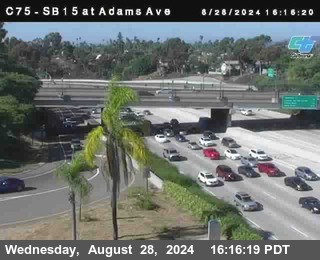 SB 15 at Adams Ave (On Ramp)