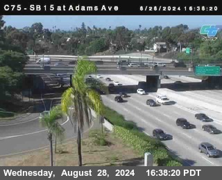 SB 15 at Adams Ave (On Ramp)