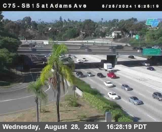 SB 15 at Adams Ave (On Ramp)