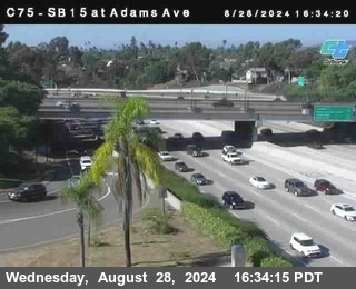 SB 15 at Adams Ave (On Ramp)