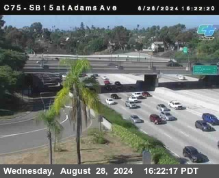 SB 15 at Adams Ave (On Ramp)