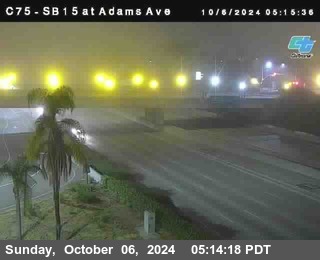 SB 15 at Adams Ave (On Ramp)