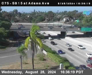 SB 15 at Adams Ave (On Ramp)