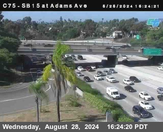 SB 15 at Adams Ave (On Ramp)