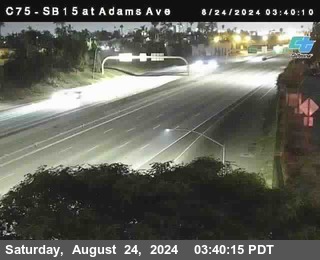 SB 15 at Adams Ave (On Ramp)