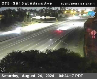 SB 15 at Adams Ave (On Ramp)