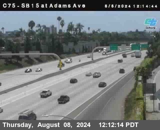 SB 15 at Adams Ave (On Ramp)