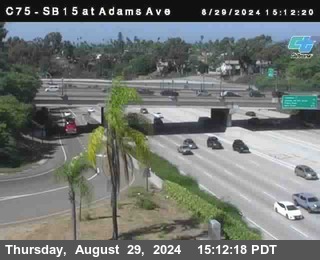 SB 15 at Adams Ave (On Ramp)