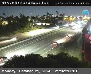 SB 15 at Adams Ave (On Ramp)