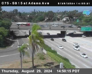 SB 15 at Adams Ave (On Ramp)