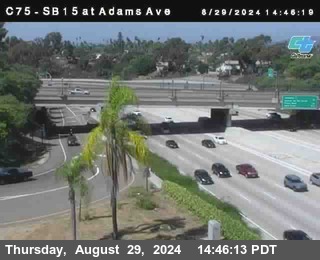 SB 15 at Adams Ave (On Ramp)