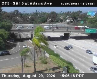 SB 15 at Adams Ave (On Ramp)