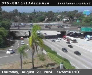 SB 15 at Adams Ave (On Ramp)