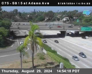 SB 15 at Adams Ave (On Ramp)