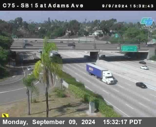 SB 15 at Adams Ave (On Ramp)