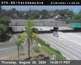 SB 15 at Adams Ave (On Ramp)