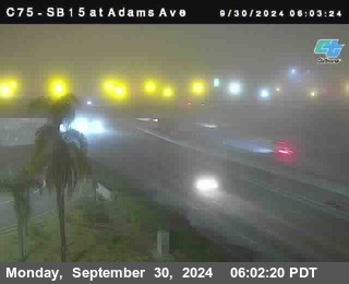 SB 15 at Adams Ave (On Ramp)