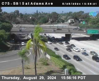 SB 15 at Adams Ave (On Ramp)