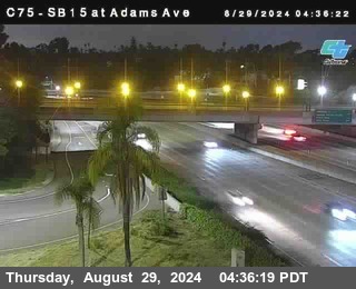 SB 15 at Adams Ave (On Ramp)