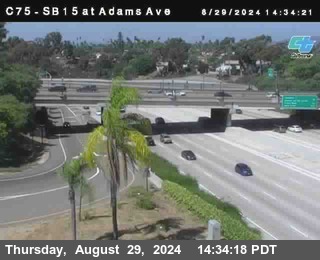 SB 15 at Adams Ave (On Ramp)