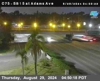 SB 15 at Adams Ave (On Ramp)