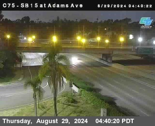 SB 15 at Adams Ave (On Ramp)