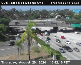 SB 15 at Adams Ave (On Ramp)