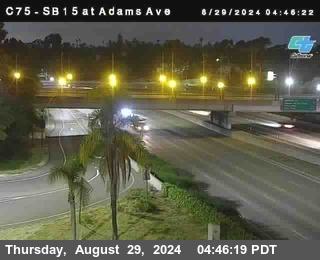 SB 15 at Adams Ave (On Ramp)