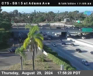 SB 15 at Adams Ave (On Ramp)