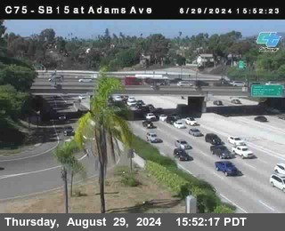 SB 15 at Adams Ave (On Ramp)