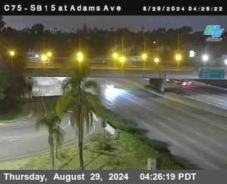 SB 15 at Adams Ave (On Ramp)