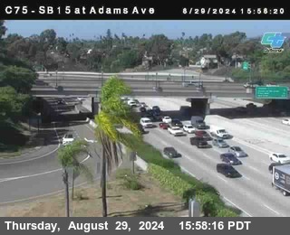 SB 15 at Adams Ave (On Ramp)