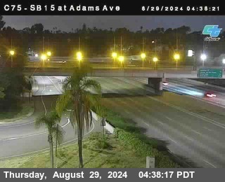 SB 15 at Adams Ave (On Ramp)