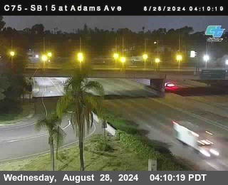 SB 15 at Adams Ave (On Ramp)