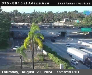 SB 15 at Adams Ave (On Ramp)