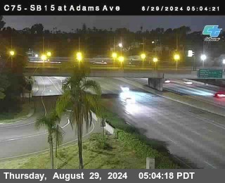 SB 15 at Adams Ave (On Ramp)