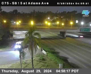 SB 15 at Adams Ave (On Ramp)