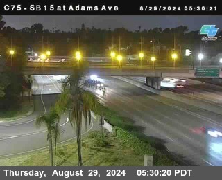 SB 15 at Adams Ave (On Ramp)