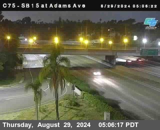 SB 15 at Adams Ave (On Ramp)