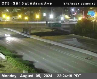 SB 15 at Adams Ave (On Ramp)