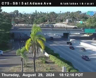 SB 15 at Adams Ave (On Ramp)