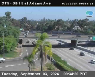 SB 15 at Adams Ave (On Ramp)