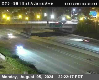 SB 15 at Adams Ave (On Ramp)