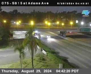 SB 15 at Adams Ave (On Ramp)