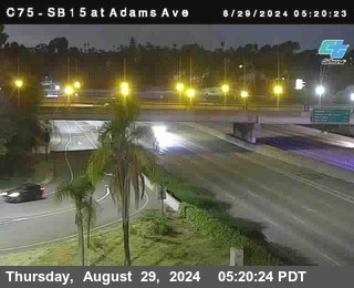 SB 15 at Adams Ave (On Ramp)