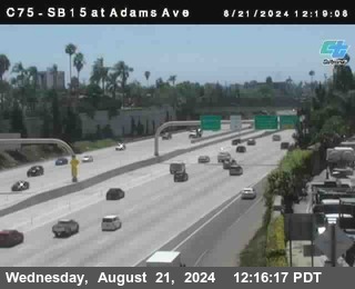 SB 15 at Adams Ave (On Ramp)