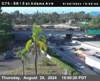 SB 15 at Adams Ave (On Ramp)