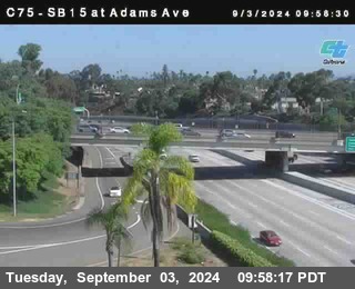 SB 15 at Adams Ave (On Ramp)