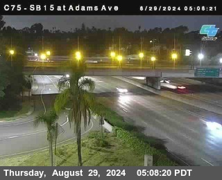 SB 15 at Adams Ave (On Ramp)