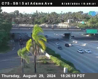 SB 15 at Adams Ave (On Ramp)